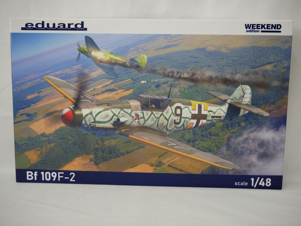 Eduard 1:48 Scale WWII Messerschmitt Bf 109F-2 Weekend Edition Model Kit - 84212