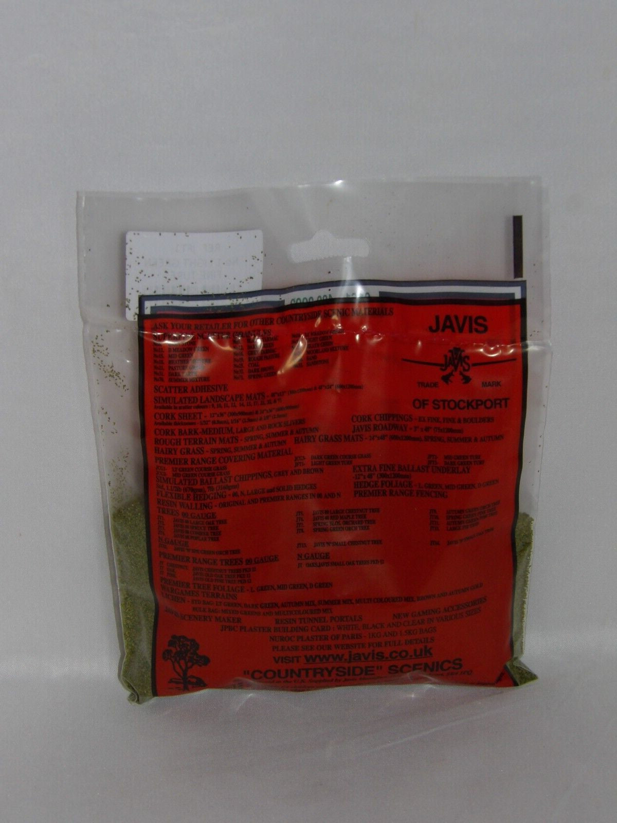 Javis "Countryside" Scenics No 1 Light Green Fine Turf JFT1