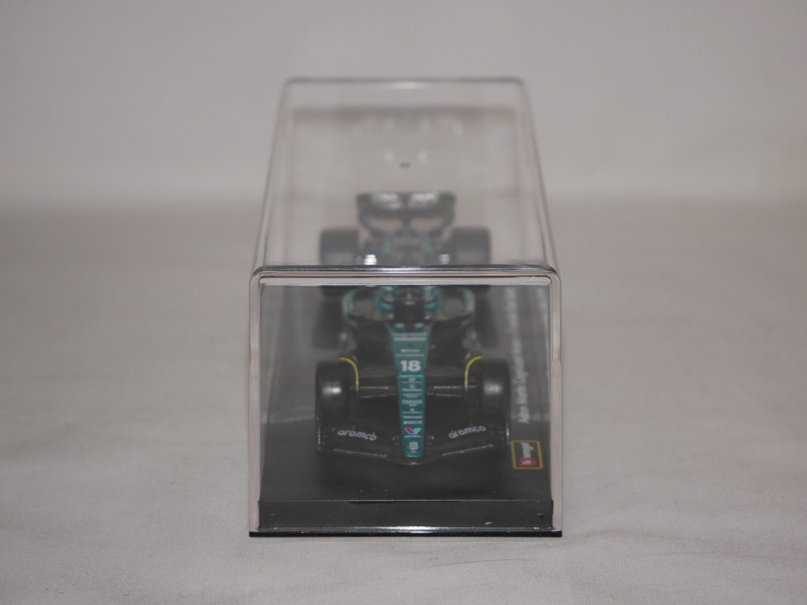 Burago 1:43 Aston Martin Cognizant Aramco F1 Team AMR23 No.18 Stroll #18-38091S