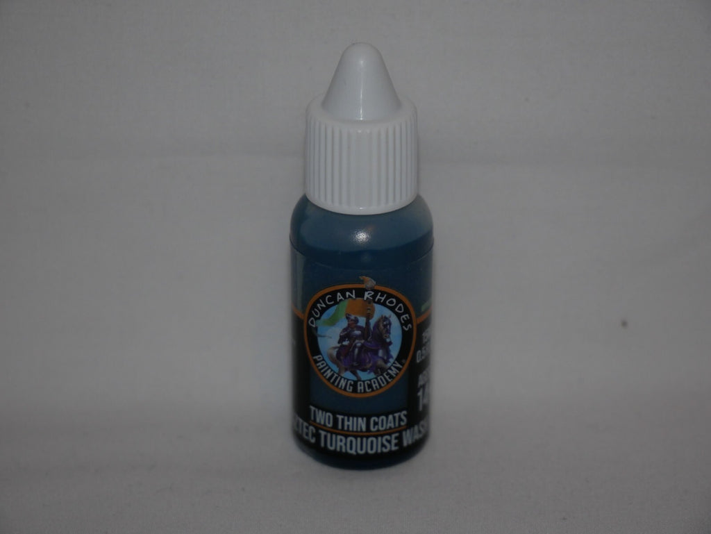 Duncan Rhodes Painting Academy Two Thin Coats Aztec Turquiose Wash 15ml - 10177