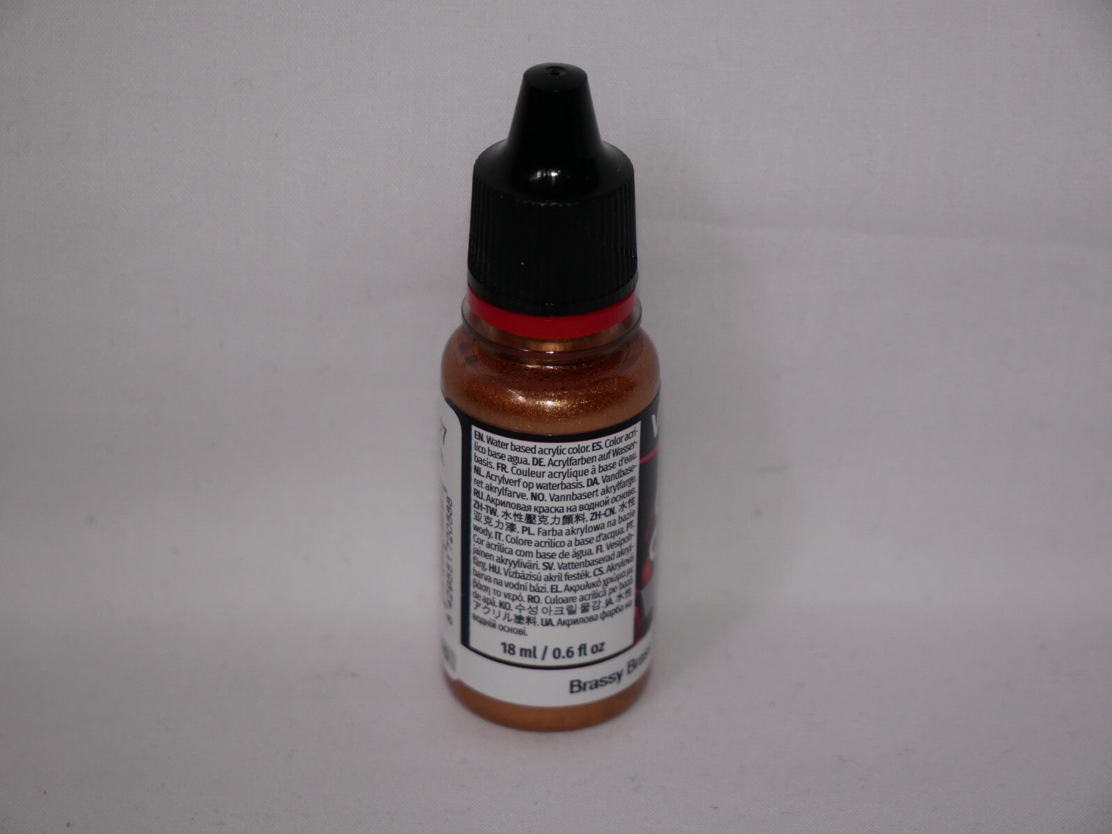 Vallejo Game Color Acrylic Metallics Brassy Bronze 18ml Dropper Bottle - 72.058