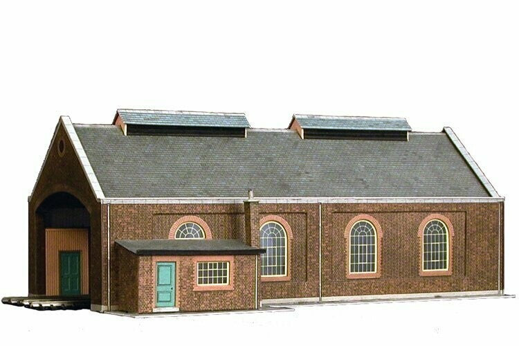 Superquick Kits 1:76 Scale Two Road Locomotive Shed Scaled For OO & HO - SQA5
