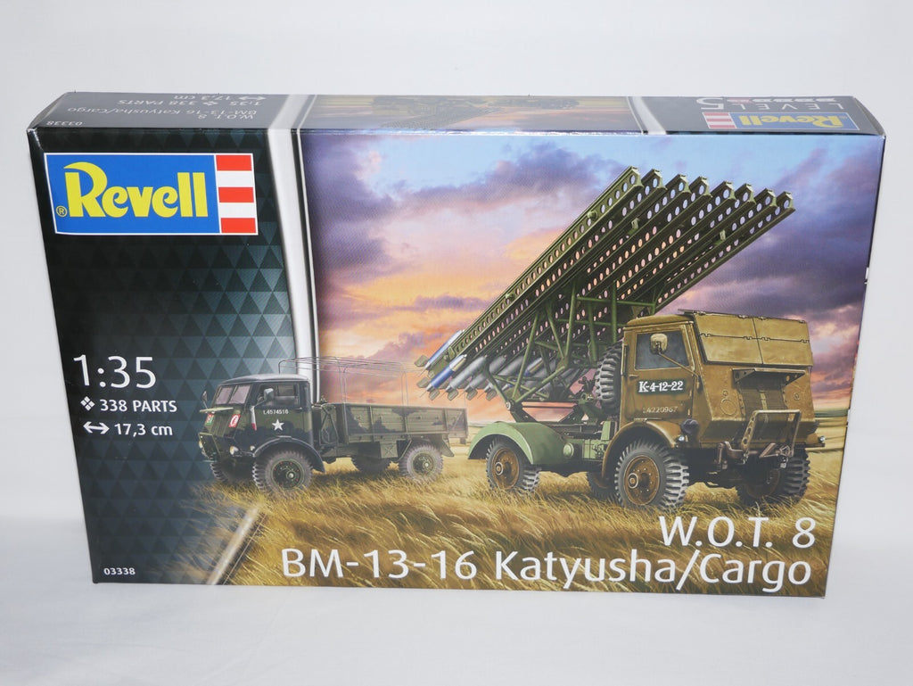Revell 1:35 Scale Soviet WOT 8 BM-13-16 Katyusha/Cargo Kit Skill Level 5 - 03338