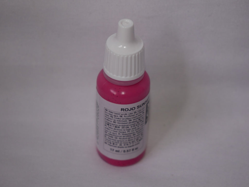 Vallejo Model Color Sunset Red Acrylic 17ml/0.57 fl oz Dropper Bottle - 70.802