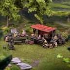 Victrix Pillage Ransack The Middle Ages 28mm Dark Age & Medieval Market Stall