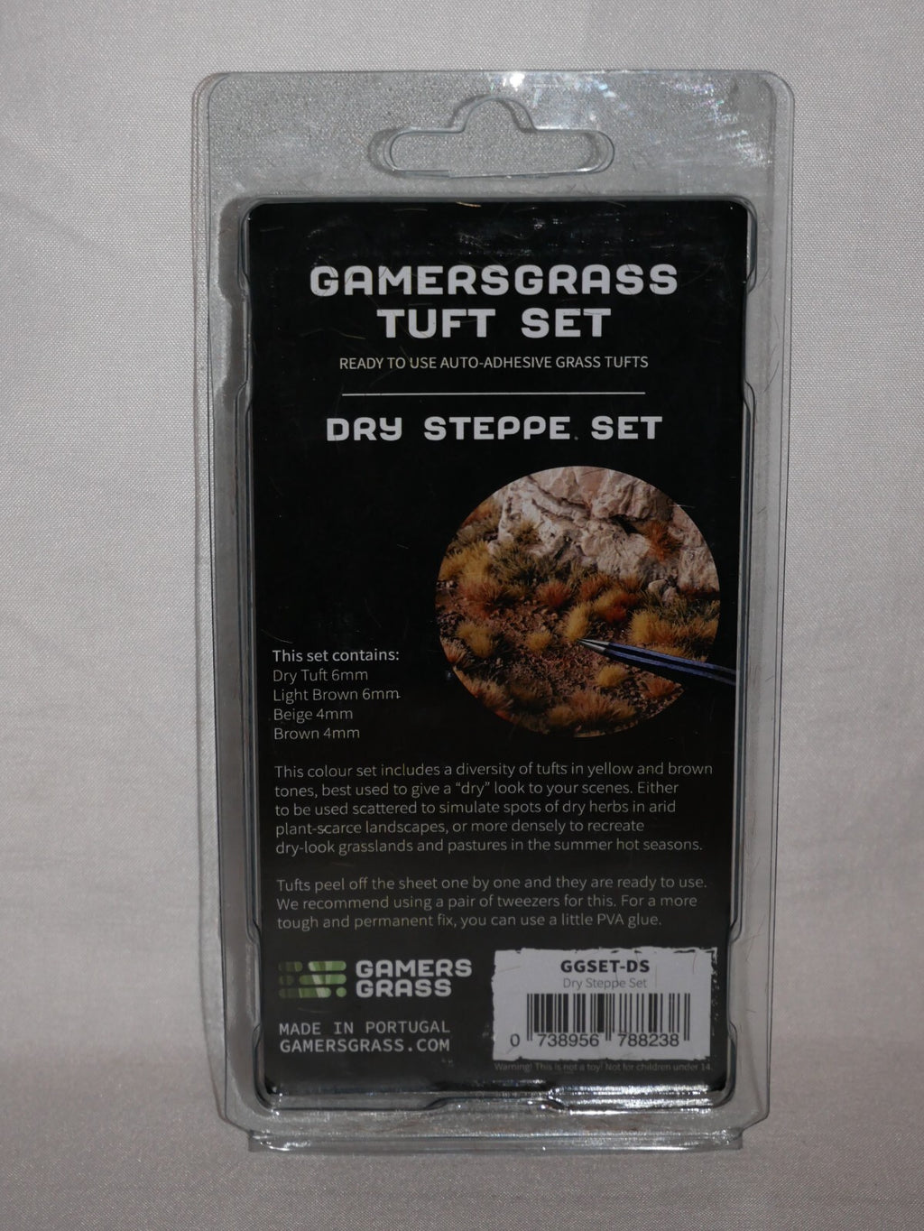 Gamers Grass Wild Dry Steppe Tuft Set For Wargaming Bases 140 Per Pack GGSET-DS