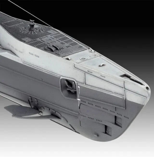 Revell 1:144 Scale Type IX C/40 U190 German Submarine Kit Skill Level 4 - 05167