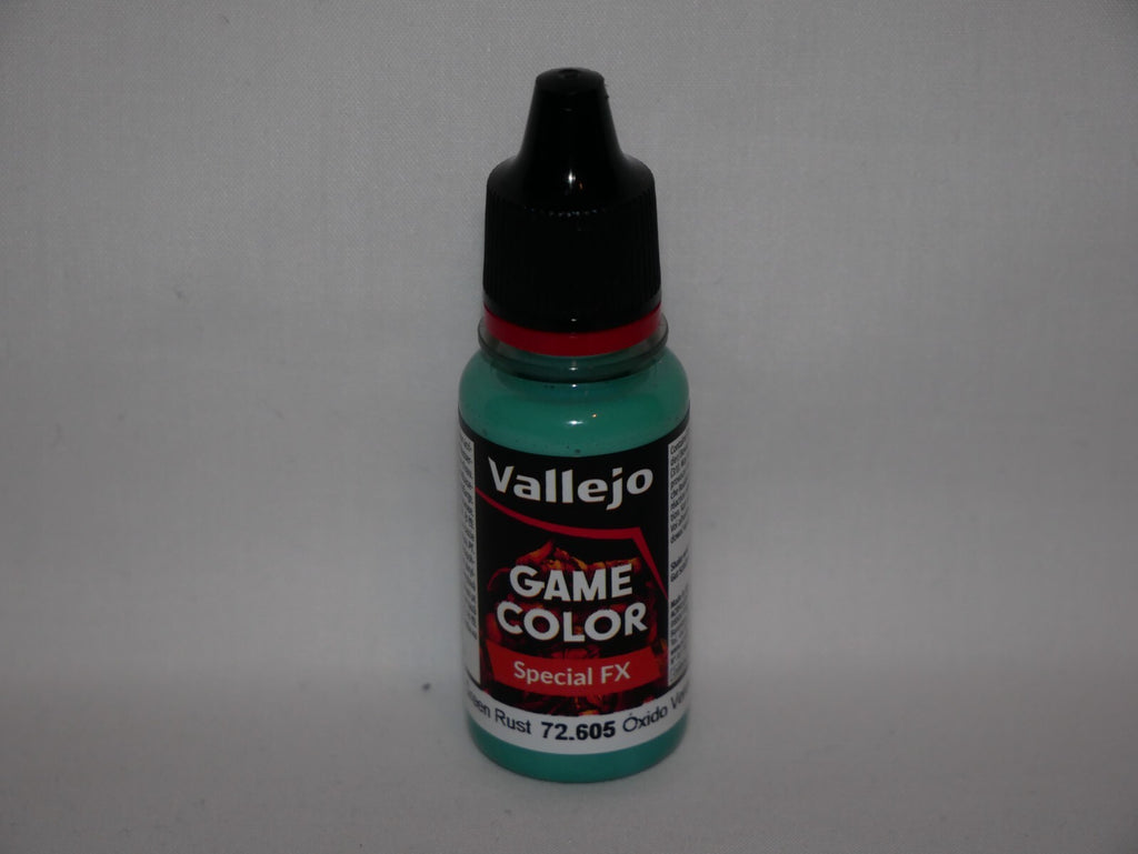 Vallejo Game Color Special FX Green Rust 18ml/0.6 fl oz Dropper Bottle - 72.605