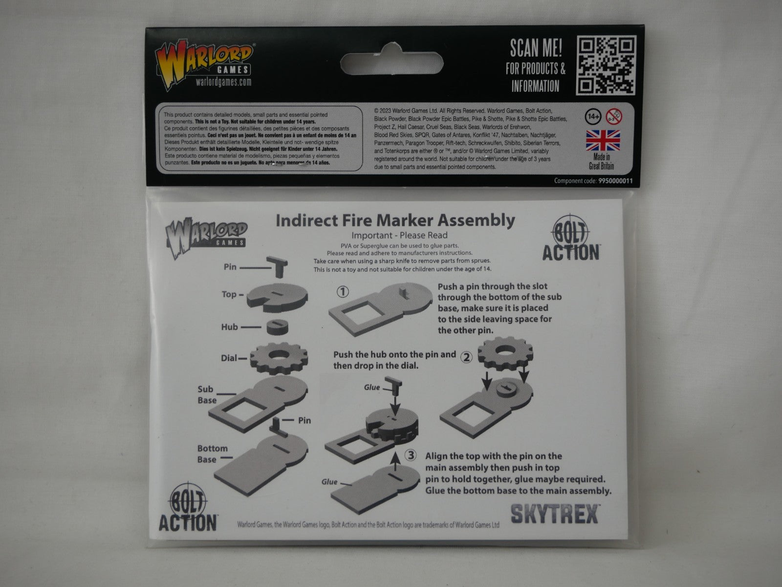 Warlord Games & Skytrex Bolt Action MDF Artillery Zeroing In Markers - 408800003