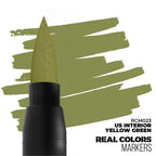 AK Interactive Real Colors Acrylic Marker Pens US Interior Yellow Green - RCM023