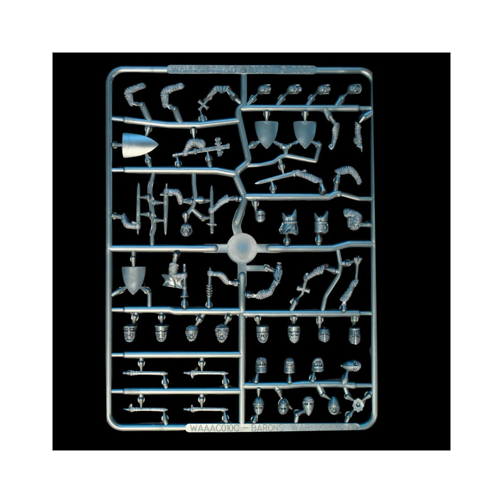 Wargames Atlantic The Barons' War 28mm Foot Knight Command (1150-1320) - WAAAC010