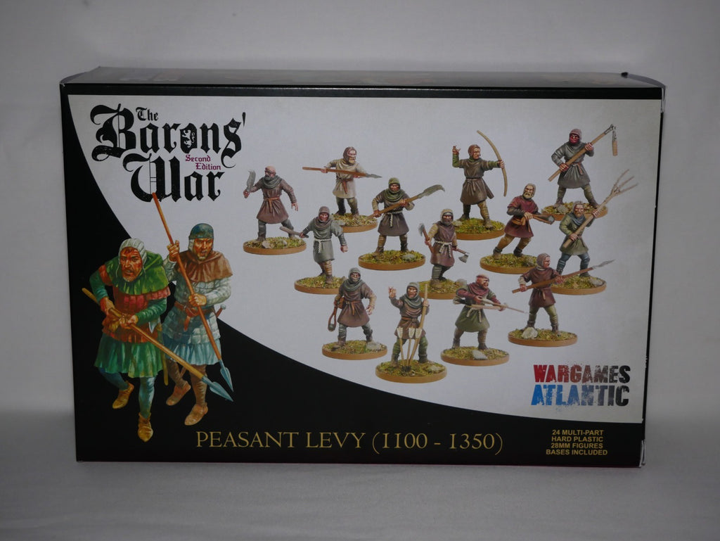 Wargames Atlantic The Barons' War 28mm Peasant Leavy (1100 - 1350) - WAAAC003