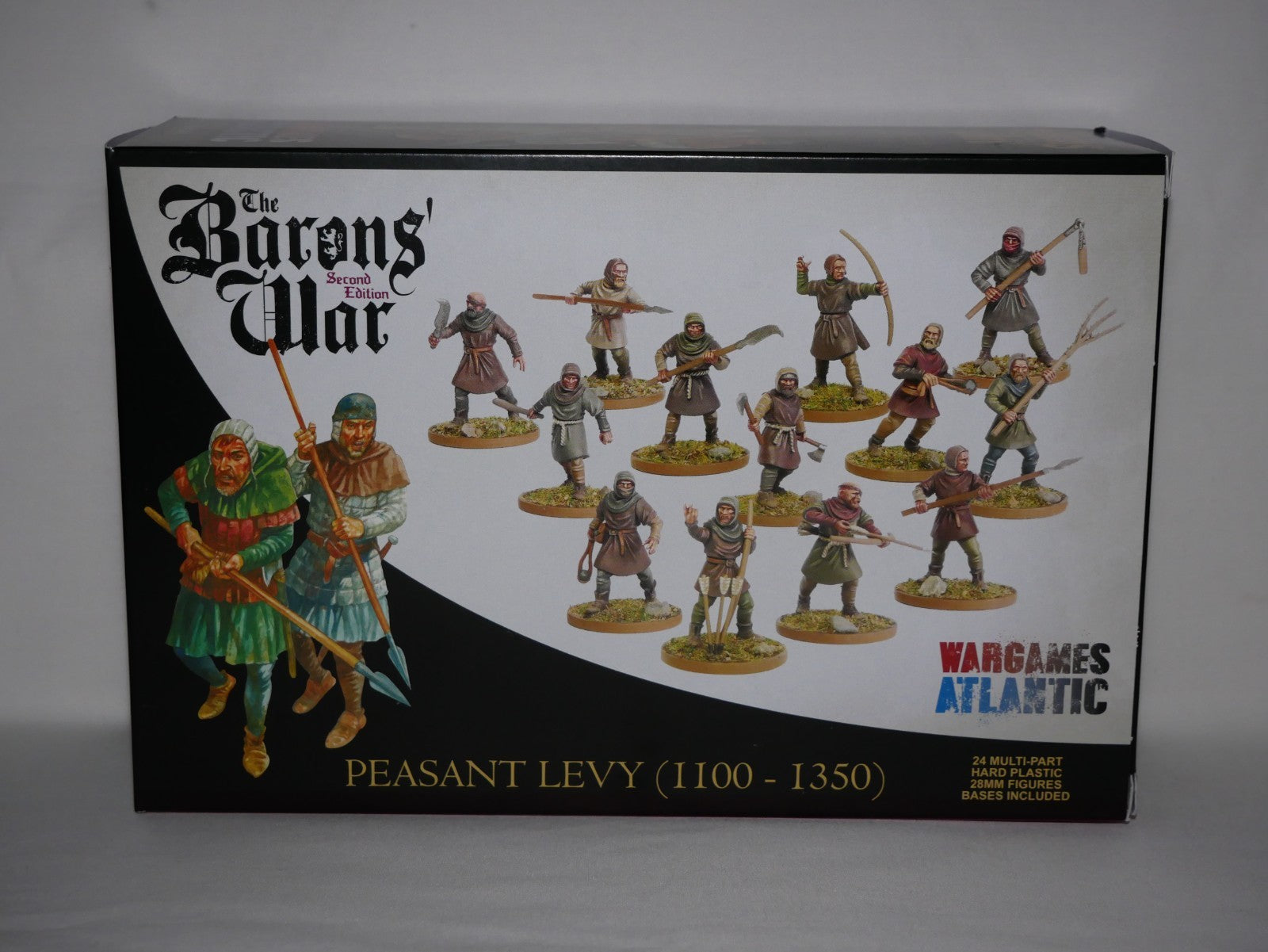 Wargames Atlantic The Barons' War 28mm Peasant Leavy (1100 - 1350) - WAAAC003