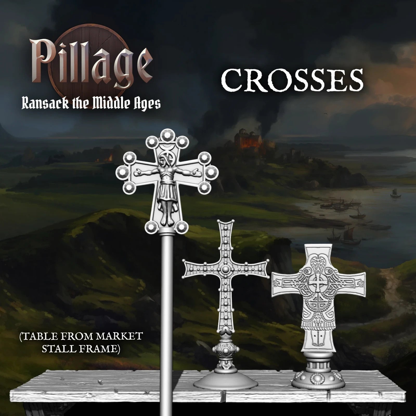 Victrix Pillage Ransack The Middle Ages 28mm Scale Treasure & Chests - VXE011