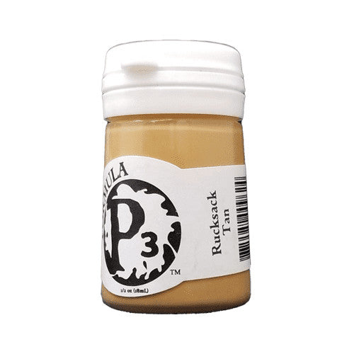 Formula P3 Acrylic Paint Range Rucksack Tan (18ml) Flip Top Bottle - PIP 93062