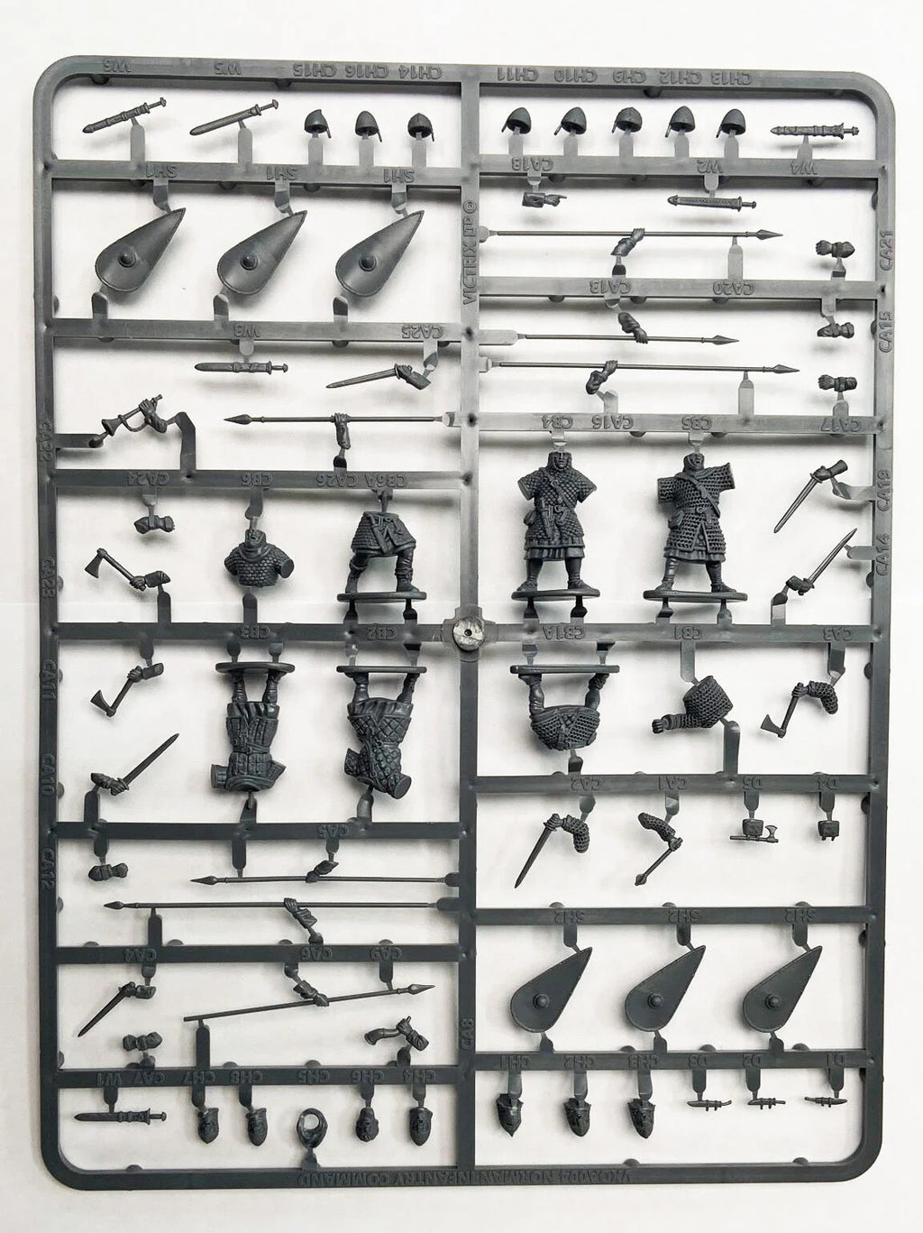 Victrix Warriors Of The Dark Ages 28mm Plastic Norman Infantry Models - VXDA004