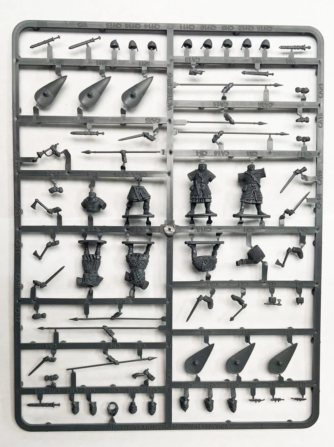 Victrix Warriors Of The Dark Ages 28mm Plastic Norman Infantry Models - VXDA004
