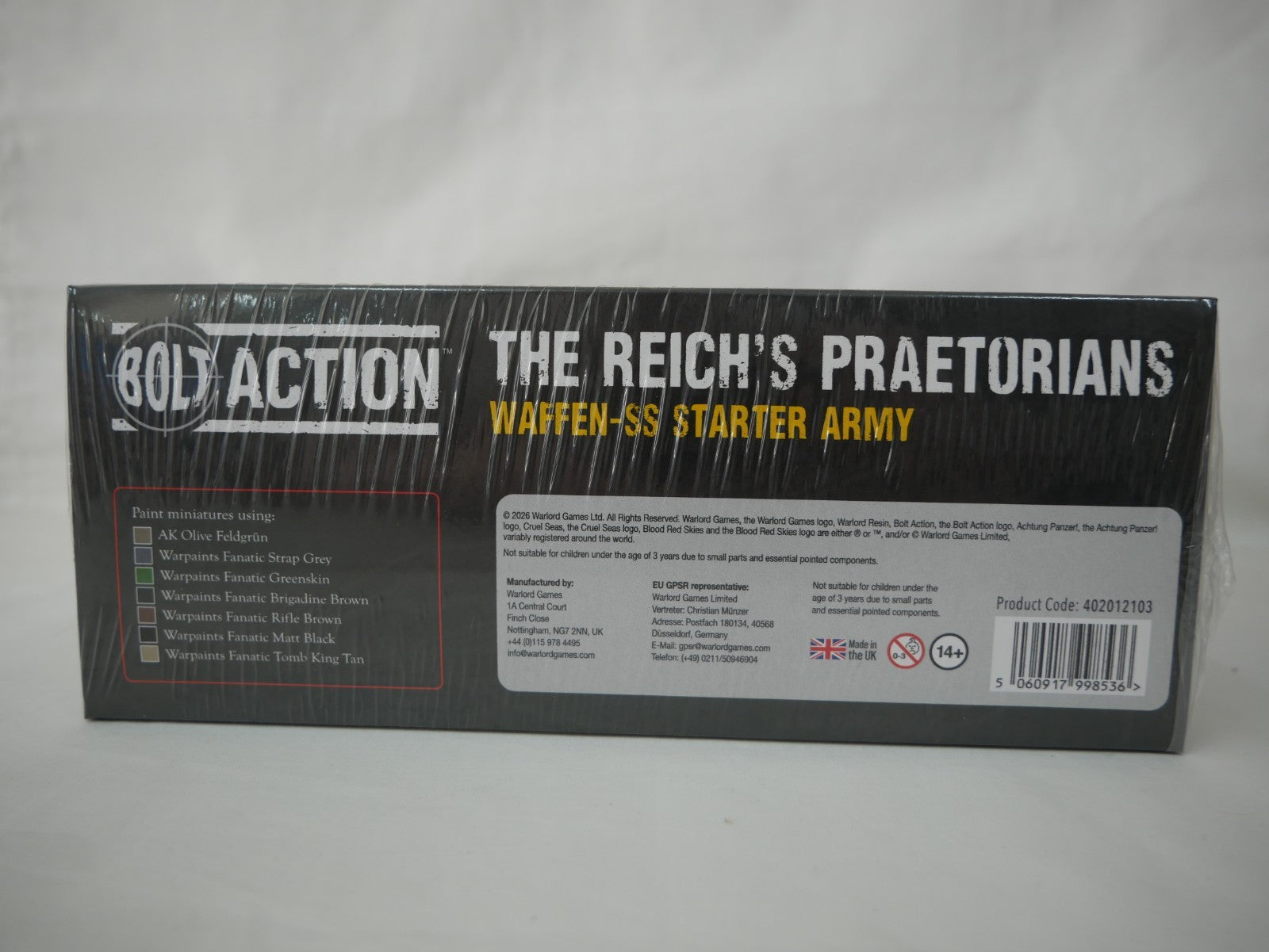 Warlord Games Bolt Action The Reich's Praetorians Waffen-SS Starter Army Set - 402012103