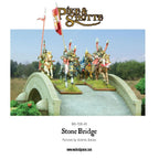 Warlord Games Bolt Action 1:56 Scale Single Arched Stone Bridge Set - WG-TER-40