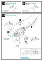 Rubicon Models 1:56 Scale Bell UH-1D / UH-1H "Huey" Military Helicopter - 280119
