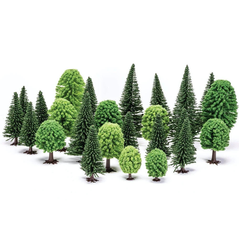 Hornby Skale Railway Scenics HO/OO Gauge Mixed Deciduous And Fir Trees - R7201