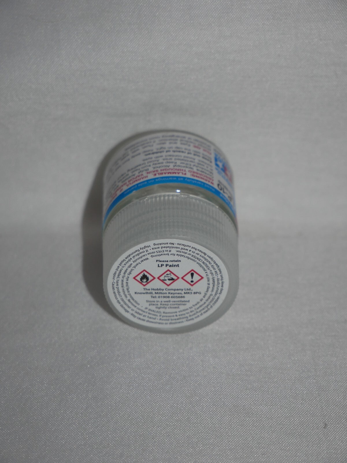 Tamiya Color Modeling Paint LP-10 Lacquer Thinner & Cleaner 10ml Glass Jar 82110
