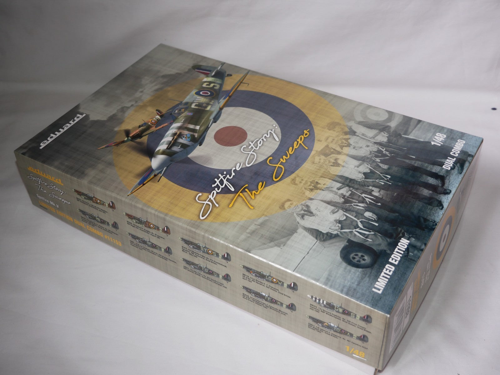 Eduard 1:48 Scale Spitfire Story The Sweep Dual Combo Limited Edition Set 11153