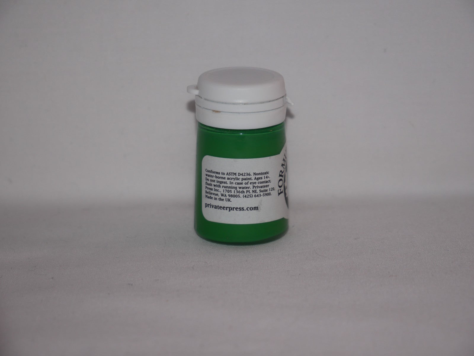 Formula P3 Acrylic Paint Range Losan Green Base 18ml Flip Top Bottle - PIP 93035