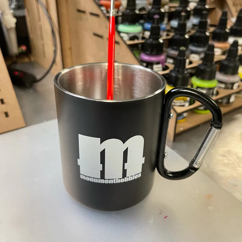 Monument Hobbies 10oz Double Walled Stainless Steel Wargaming Paint Cup - MTL-CUP
