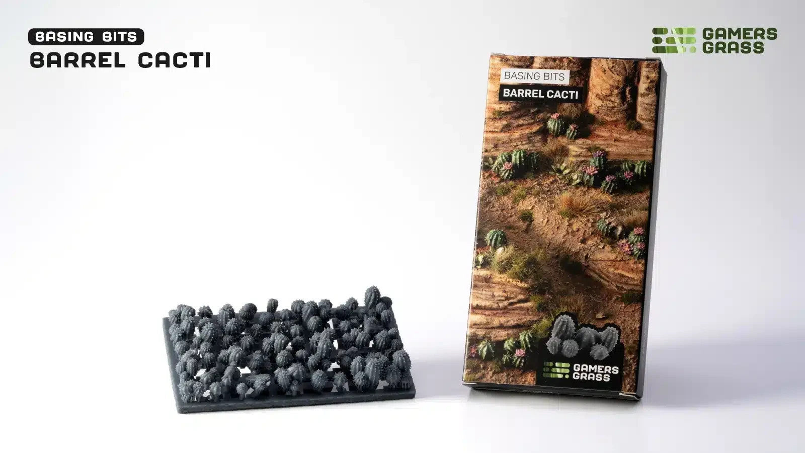 Gamers Grass Basing Bits Barrel Cacti For Wargaming Miniature Bases - GGBB-BC