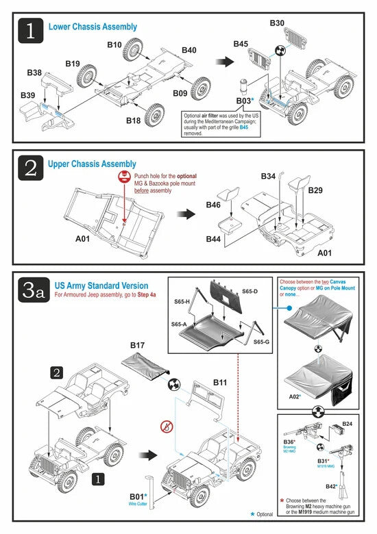 Rubicon Models 1:56 Scale Willys MB US Army 1/4 Ton 4x4 Utility Truck - 280049