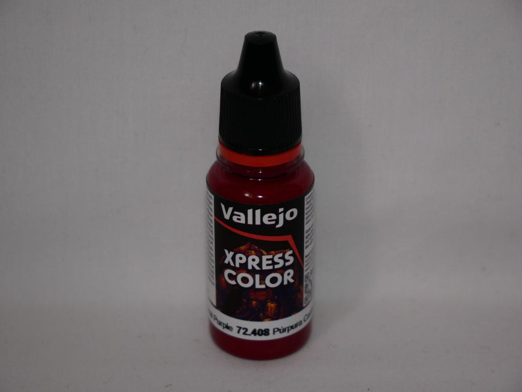 Vallejo Xpress Color Acrylic Range Cardinal Purple 18ml Dropper Bottle - 72.408