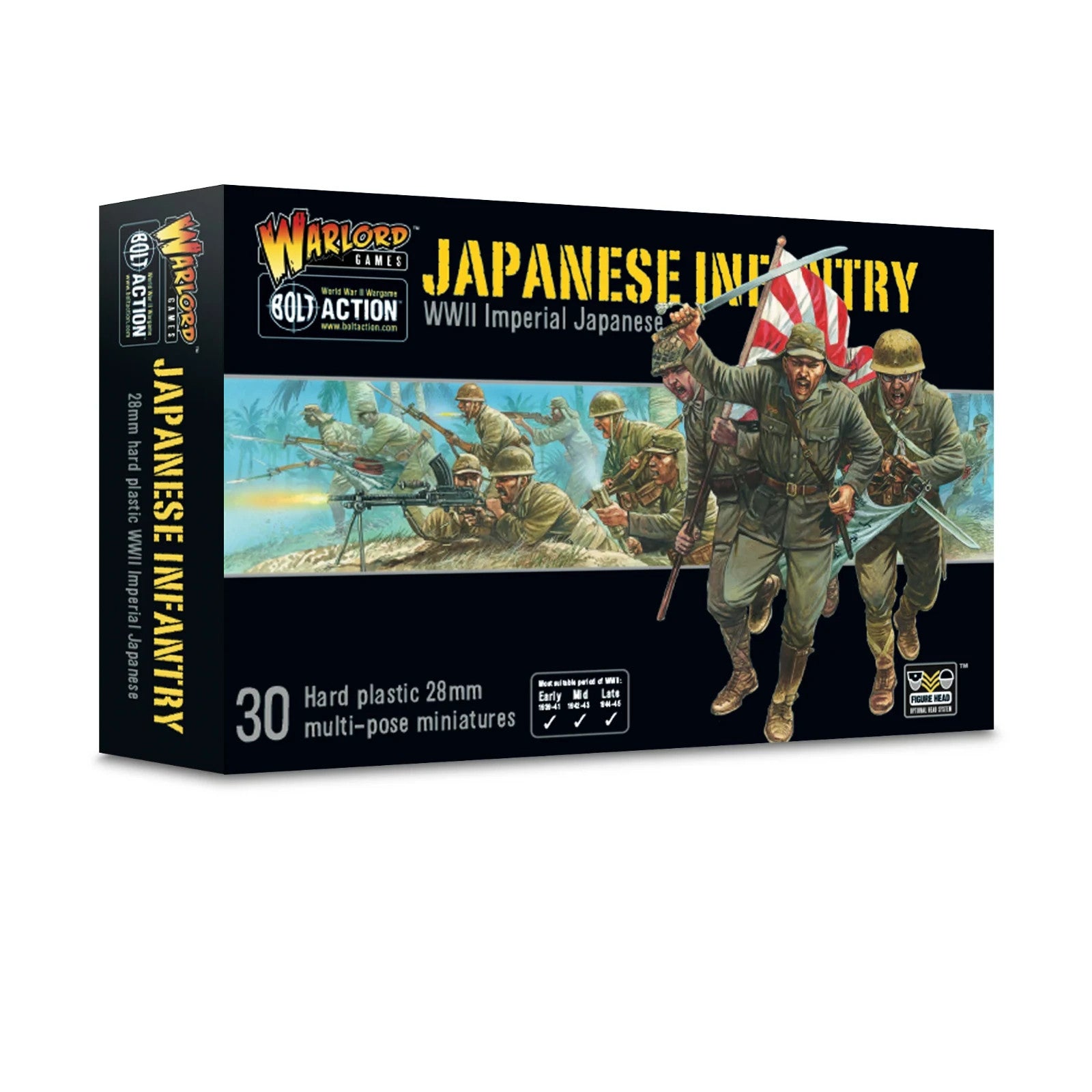 Warlord Games Bolt Action 1:56 Scale WWII Imperial Japanese Infantry - WGB-JI-02