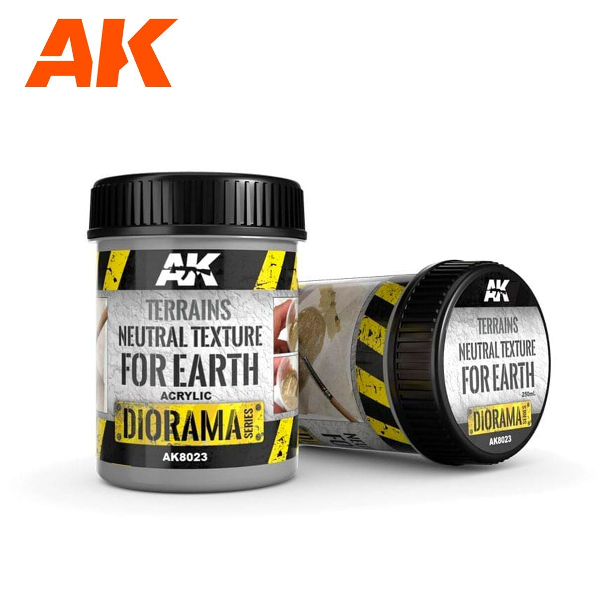AK Interactive Diorama Terrains Neutral Texture For Earth Acrylic 250ml - AK8023
