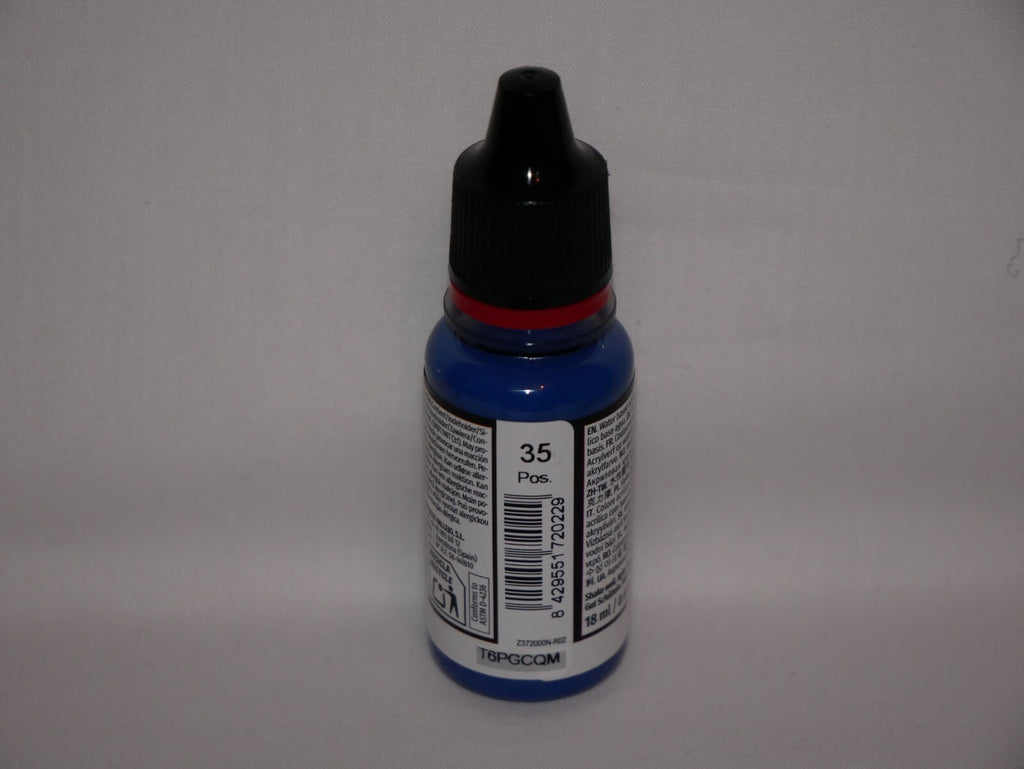 Vallejo Game Color Acrylic Ultramarine Blue 18ml/0.6 fl oz Dropper Bottle 72.022