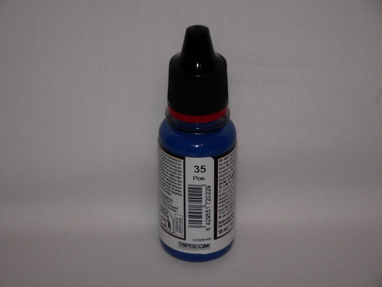 Vallejo Game Color Acrylic Ultramarine Blue 18ml/0.6 fl oz Dropper Bottle 72.022