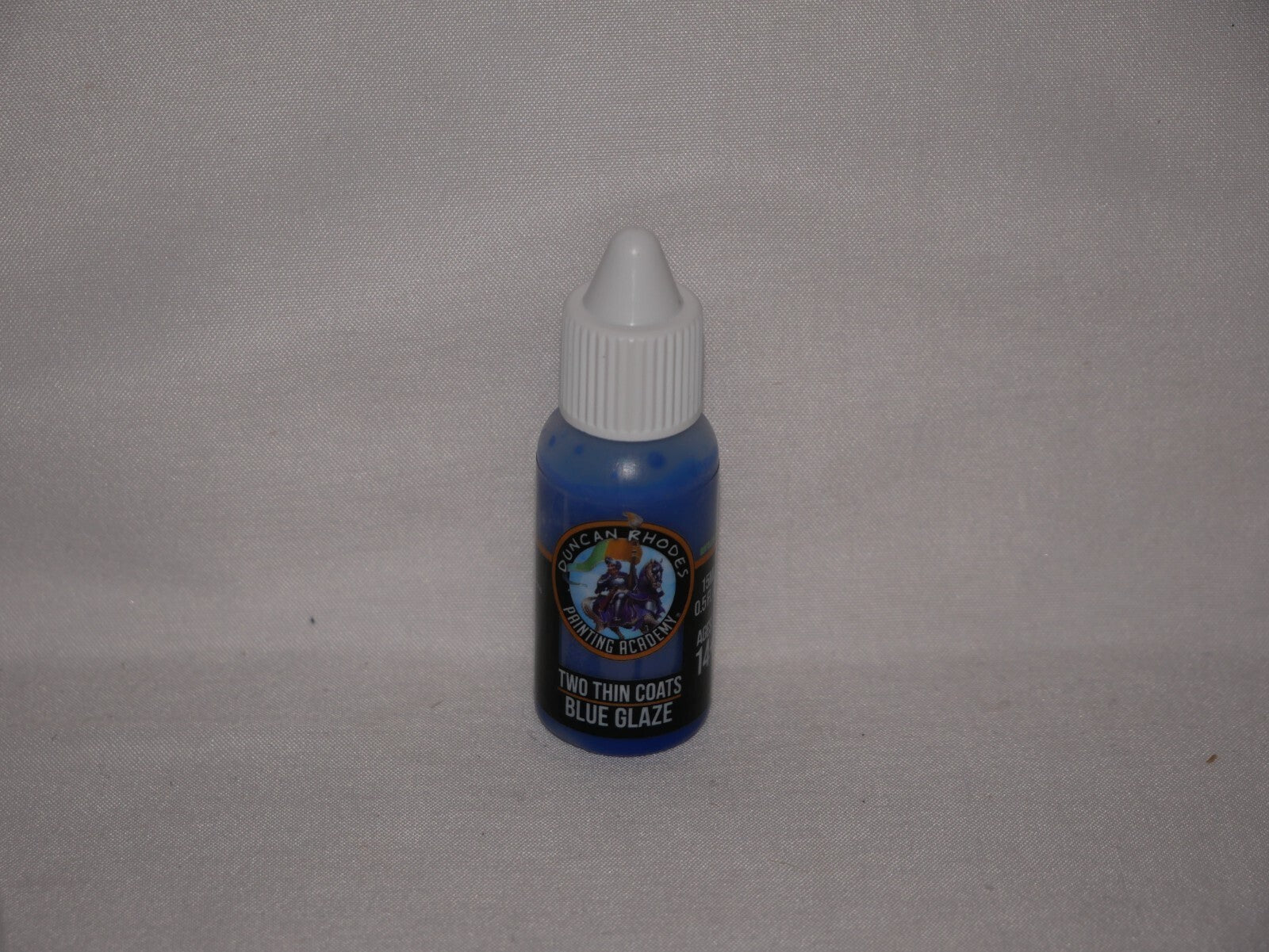 Duncan Rhodes Painting Academy 'Two Thin Coats' Blue Glaze 15ml Bottle - 10117