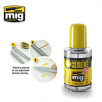 Ammo By Mig Jimenez High-Strength Medium Dense Poly Cement 30ml Jar - A.MIG-2038