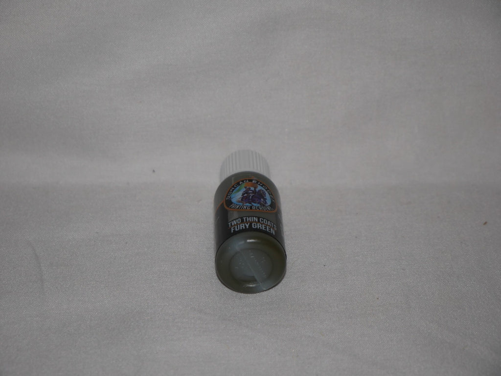 Duncan Rhodes Painting Academy 'Two Thin Coats' Fury Green 15ml Bottle - 10079