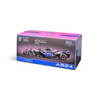 Burago 1:43 Scale BWT Alpine F1 Team A524 2024 No.10 Pierre Gasly - #18-38220G