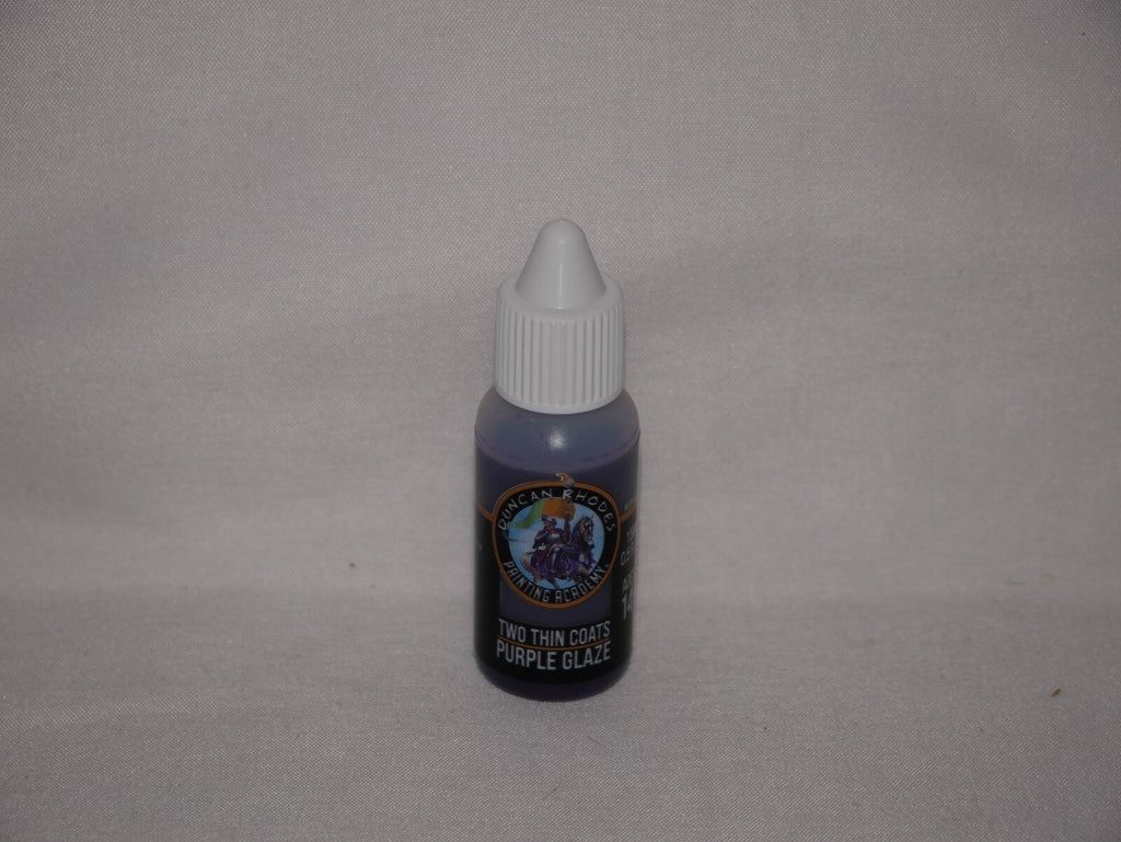 Duncan Rhodes Painting Academy 'Two Thin Coats' Purple Glaze 15ml Bottle - 10120