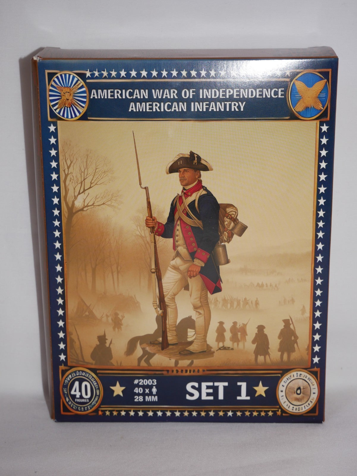 Hat Industrie 1:56 American War Of Independence American Infantry Set 1 - 2003