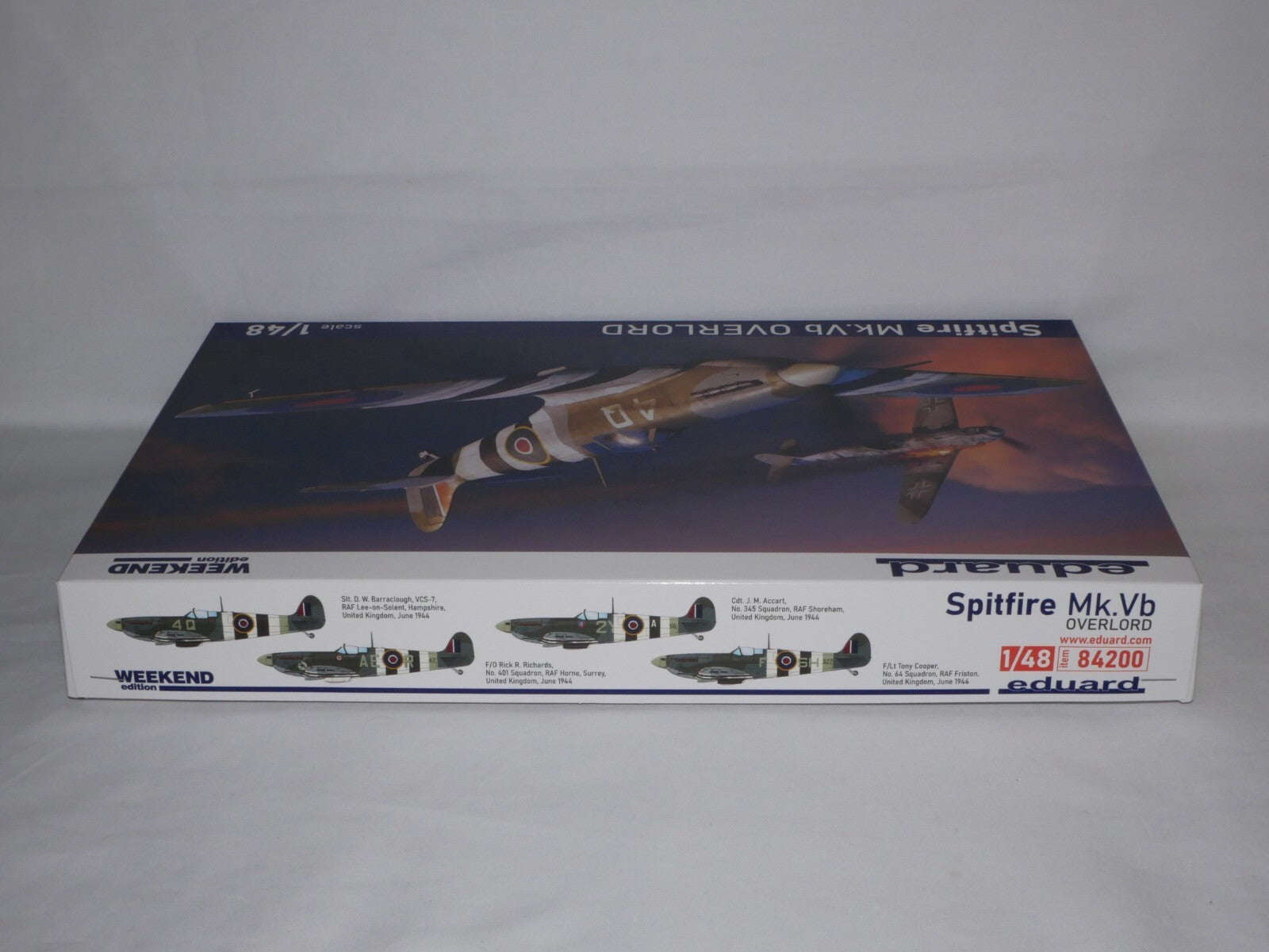 Eduard 1:48 Scale WWII Supermarine Spitfire Mk.Vb Overlord Weekend Edition 84200