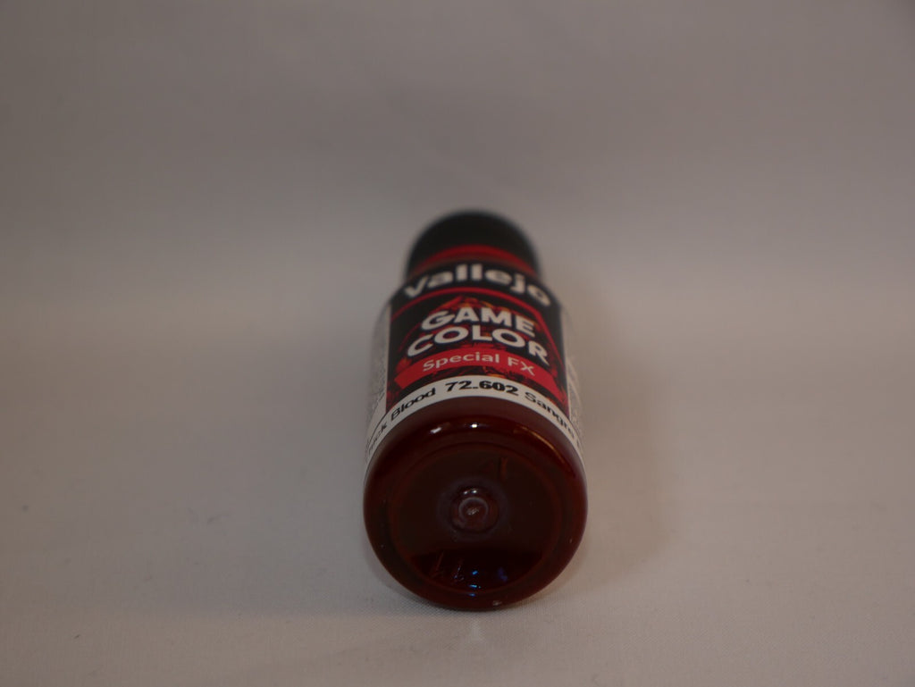 Vallejo Game Color Special FX Thick Blood 18ml/0.6 fl oz Dropper Bottle - 72.602