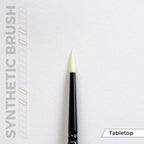 AK Interactive Tabletop Synthetic 3 Piece Miniature Painting Brush Set - AKB102