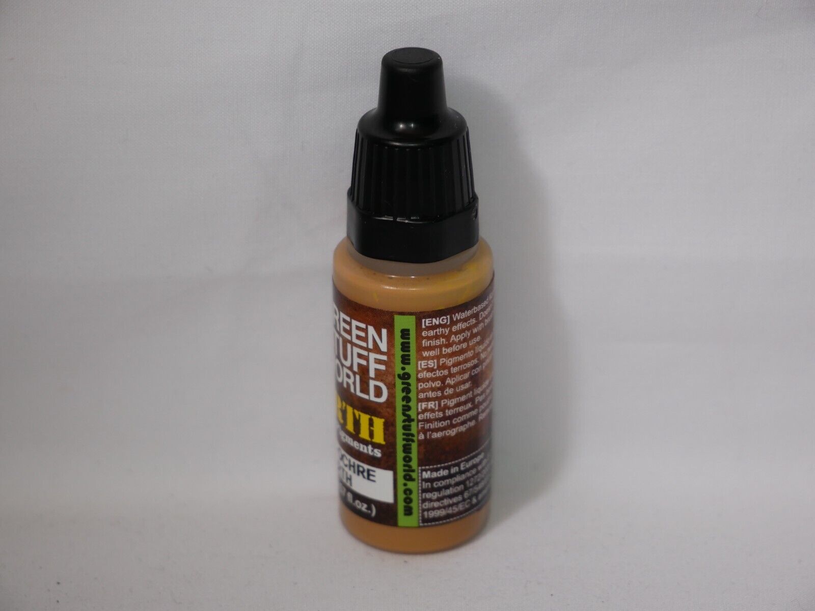 Green Stuff World Liquid Earth Pigments Paint Range Ochre Earth 17ml Bottle 2293