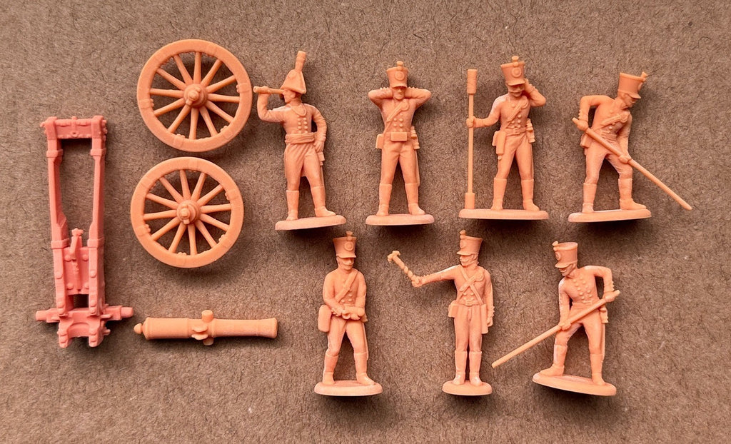 Hat Industrie 1:72 Scale 1805 Napoleonic Russian Foot Artillery With (1/2 pud) 20lb Unicorn Gun - 8361