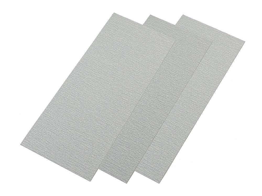 Tamiya Versatile Minimal Clogging Finishing Abrasive Papper P240 (3 Pcs) - 87093