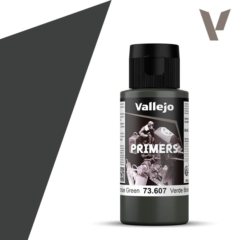 Vallejo Polyurethane Surface Primer UK Bronze Green 60ml / 2.02 fl oz - 73.607
