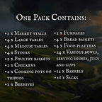 Victrix Pillage Ransack The Middle Ages 28mm Dark Age & Medieval Market Stall